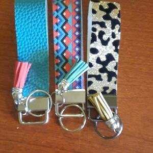 Set of 3 Handmade Key Chains